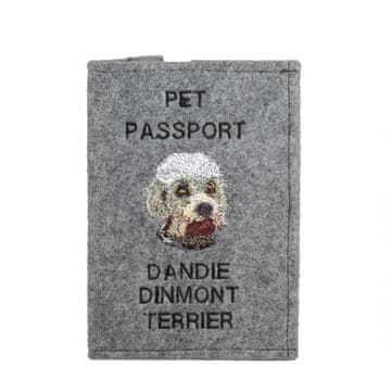 Artdog Dandie Dinmont terier - etui za pasji potni list, ovitek za dokumente, potovalno darilo znamke Art-Dog