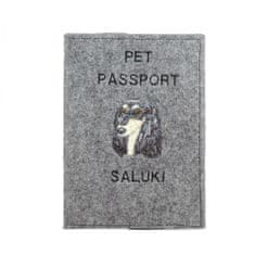 Artdog Perzijski hrt, saluki - etui za pasji potni list, ovitek za dokumente, potovalno darilo znamke Art-Dog