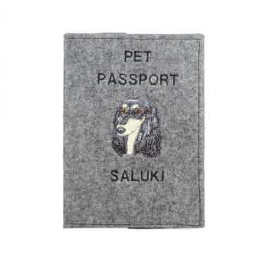 Artdog Perzijski hrt, saluki - etui za pasji potni list, ovitek za dokumente, potovalno darilo znamke Art-Dog