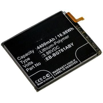 CoreParts Baterija Li-Polymer 16,98 Wh 4400 mAh 3,86 V za Samsung Galaxy S20 Fan Edition, MBXMP-BA1433