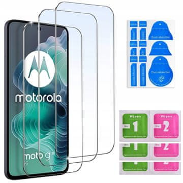 shumee Komplet 3 kaljenih stekel za Motorola Moto G35 5G - zaščitna stekla za zaslon, zaščitna stekla, 3 kosi