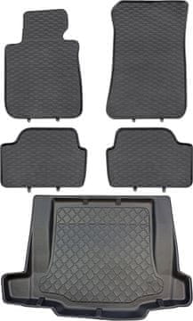 shumee BMW 1 E87 Hatchback od 09.2004-2011 komplet - gumijaste avtotesnine + zaščitna preproga za prtljažnik
