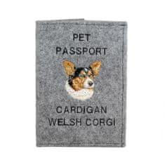 Artdog Welsh Corgi Cardigan - etui za pasji potni list, ovitek za dokumente, potovalno darilo znamke Art-Dog