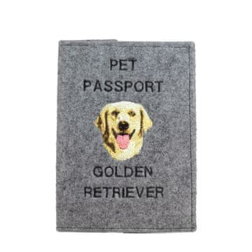 Artdog Zlati prinašalec - etui za pasji potni list, ovitek za dokumente, darilo za potovanje znamke Art-Dog