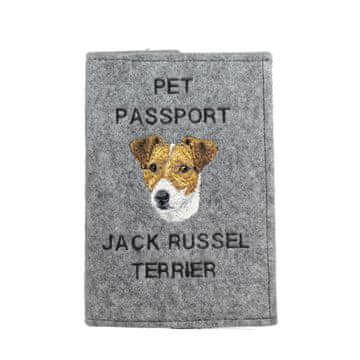 Artdog Jack Russell terier - etui za pasji potni list, ovitek za dokumente, potovalno darilo znamke Art-Dog