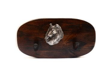 Artdog Rough Collie - obešalnik za dodatke, obešalnik za medalje s psom, kaveljčki za ključe znamke Art-Dog
