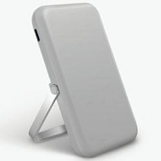UNIQ Uniq Powerbank Hoveo 5000mAh USB-C 20WPD Hitro polnjenje Brezžična magnetna svetlo siva/kredno siva