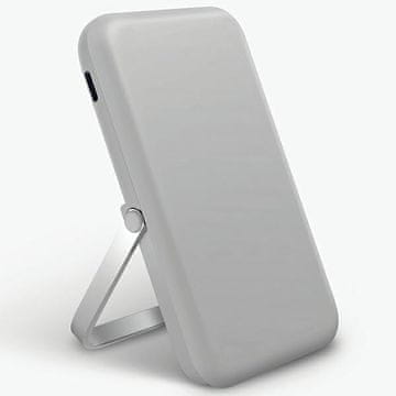 UNIQ Uniq Powerbank Hoveo 5000mAh USB-C 20WPD Hitro polnjenje Brezžična magnetna svetlo siva/kredno siva