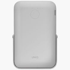 UNIQ Uniq Powerbank Hoveo 5000mAh USB-C 20WPD Hitro polnjenje Brezžična magnetna svetlo siva/kredno siva