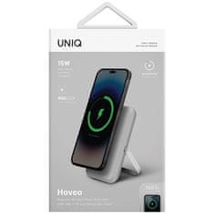UNIQ Uniq Powerbank Hoveo 5000mAh USB-C 20WPD Hitro polnjenje Brezžična magnetna svetlo siva/kredno siva