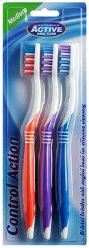 Beauty Formulas Zobna ščetka Beauty Formulas Active Oral Care Control Action srednje velikosti 1 pakiranje - 3 kosi