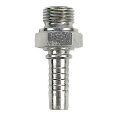 shumee Zunanji navoj z ravnim koncem AGR DN13 1/2" BSP S27 velik šesterokotnik BSP 6054.1300 hidravlični