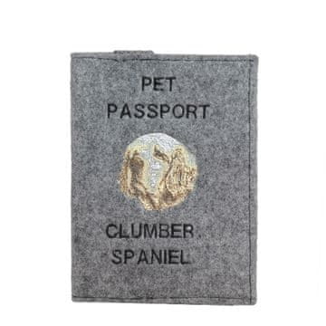 Artdog Clumber španjel - etui za pasji potni list, ovitek za dokumente, potovalno darilo znamke Art-Dog