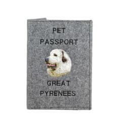 Artdog Veliki Pireneji - etui za pasji potni list, ovitek za dokumente, potovalno darilo znamke Art-Dog