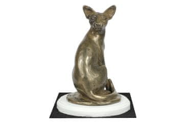 Artdog Egiptovska mau mačka - kipec mačke, figurica na belem podstavku, pokal za pasjo razstavo Art-Dog