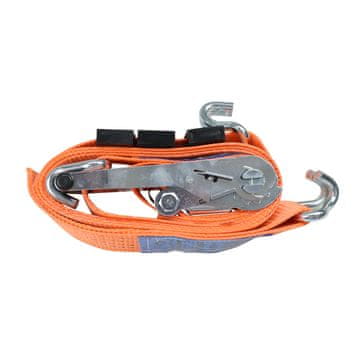 shumee 5T 3m 3-točkovni dvižni pas z zaponko in gumijasto podlogo 230 mm s certifikatom, standard Morga