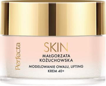 DAX Perfecta Skin Małgorzata Kożuchowska 40+ Modelirna in lifting krema za obraz za dan in noč 50 ml