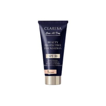 Claresa Claresa Beauty zaščitna podlaga vlažilna podlaga z zaščitnim faktorjem 50 1W svetlo topla 30 ml