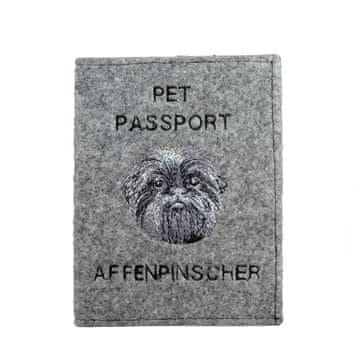Artdog Affenpinscher - etui za pasji potni list, ovitek za dokumente, potovalno darilo znamke Art-Dog
