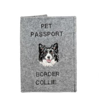 Artdog Border Collie - etui za pasji potni list, ovitek za dokumente, potovalno darilo znamke Art-Dog