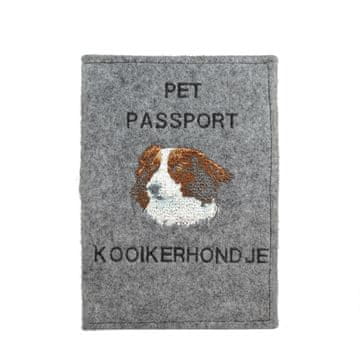 Artdog Kooikerhondje - etui za pasji potni list, ovitek za dokumente, potovalno darilo znamke Art-Dog