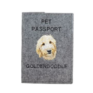 Artdog Goldendoodle - etui za pasji potni list, ovitek za dokumente, potovalno darilo znamke Art-Dog