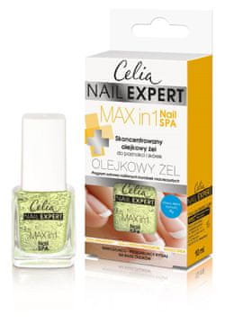 CELIA Celia Nail Expert koncentrirani oljni gel za nohte in obnohtno kožico Max in 1 Nail SPA 10 ml