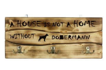 Artdog Doberman, Dobermann - obešalnik za oblačila s psom, razstava medalj, dekoracija doma Art-Dog