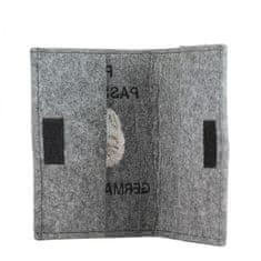 Artdog Nemški špic - etui za pasji potni list, ovitek za dokumente, potovalno darilo znamke Art-Dog