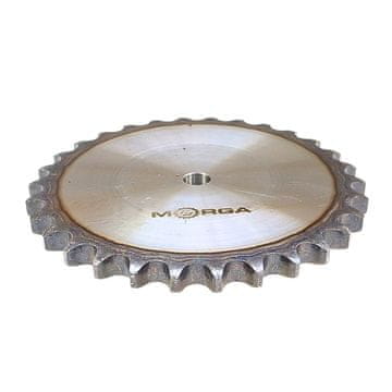 shumee Kaljeni verižni zobnik s prirobnico, pesto 16B-1 (R1 1) Z-30 zunanji premer - 254,6 mm morga