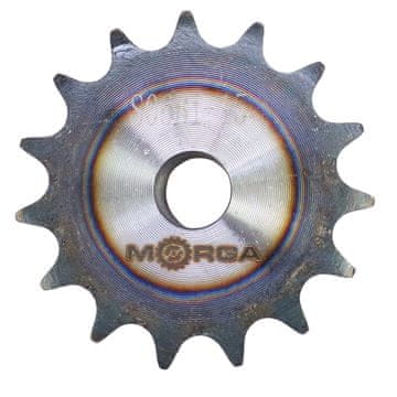 shumee Kaljeni verižni zobnik s prirobnico, pesto 06B-1 (R1 3/8) Z-15 zunanji premer 49,5 mm morga