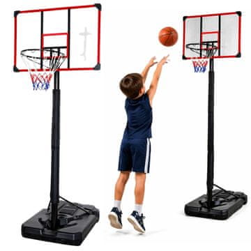 slomart LEAN SPORT koš za košarko mobilni, nastavljiv stojalo 200-305 cm