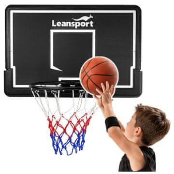 slomart LEAN SPORT Košarkarski koš 90 cm, črn