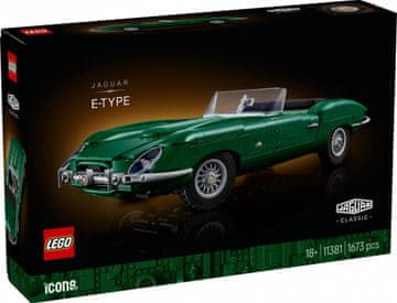 Icons LEGO Icons 11381 Jaguar E-Type komplet za sestavljanje, 1500+ kosov