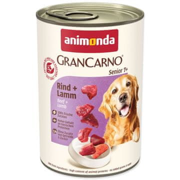 Animonda pes GRANCARNO cons. starejši govedina/jagnjetina400g