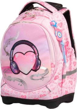Target Superlight Petit Music Heart 29637, šolska torba za prvo triado