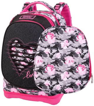 Target SUPERLIGHT Petit 2 face Ripped heart 27147 - šolska torba