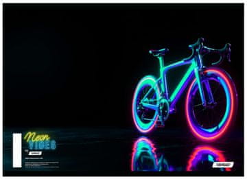 Target Zvezek A4 črte NEON VIBES 10 kos