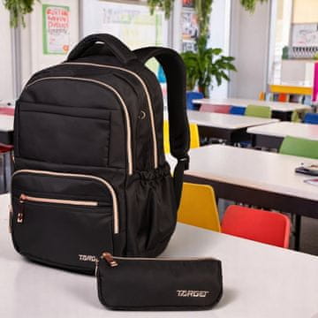 Target Nahrbtnik za srednjo šolo GLAMMER Deep Black 28711