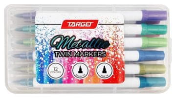 Target Flomastri Art METALLIC Twin