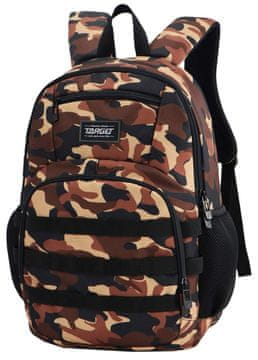 Target Šolski nahrbtnik SEUL Camo Brown 28142 - šolska torba za drugo triado