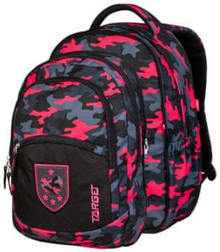 Target Šolska torba 2v1 ouflage Pink 26943