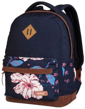 Target CANVAS Floral Blue 26776 - Šolski nahrbtnik, šolska torba