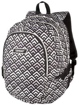Target 3ZIP Grey Pyramids 26297 - šolski nahrbtnik, šolska torba