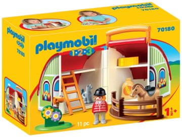 Playmobil Prenosna kmetija 70180 - Playmobil 1.2.3.