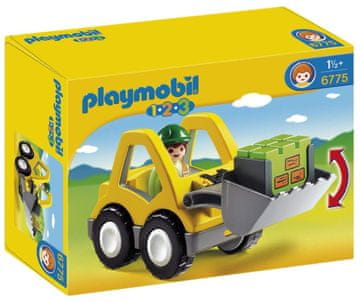 Playmobil SPREDNJI NAKLADALNIK S PREMIČNIM KOPAČEM 6775 - Playmobil 1.2.3