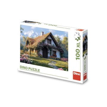 DINO Puzzle Koča v dolini XL 100 kosov