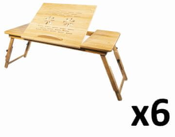 shumee Bambusova mizica za prenosnik XL x 6