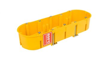 Elektro-Plast PK-3x60 trojna vgradna doza 60 mm mavčno-kartonska rumena 0234-0N