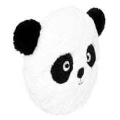 Atmosphera Okrogla bela blazina panda s 3D ušesi